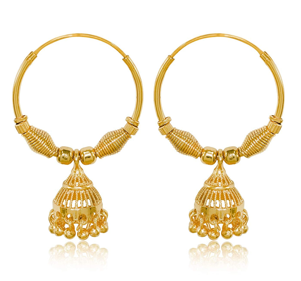 Bali Ear Hoops 12mm Gold Plated Bali Hoops Gift Earrings | Earring gifts, Bali  earrings, Earrings